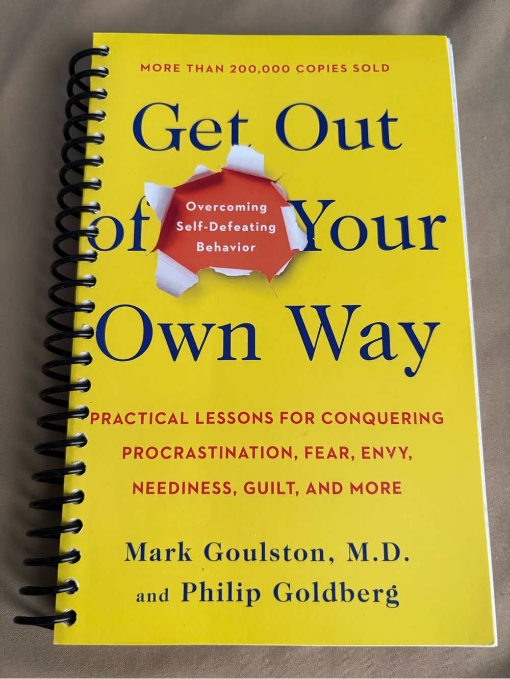 Get Out of Your Own Way — Spiral-Bound Book - Picture 2 of 3